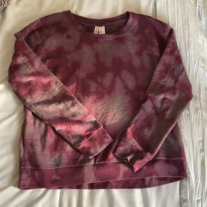 H&M tie dye crewneck